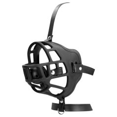   Ouch! - burnos kaukė su integruotais burnos kaiščiais - juoda