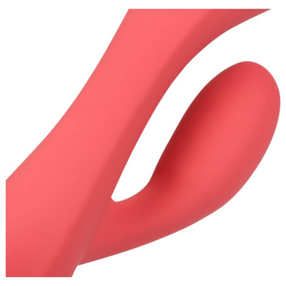 Loveline - triušio tipo vibratorius su klitorio atšaka