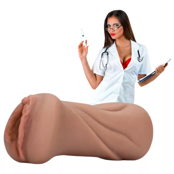 S-Line Nurse - tikroviška dirbtinė vagina (įdegusi)