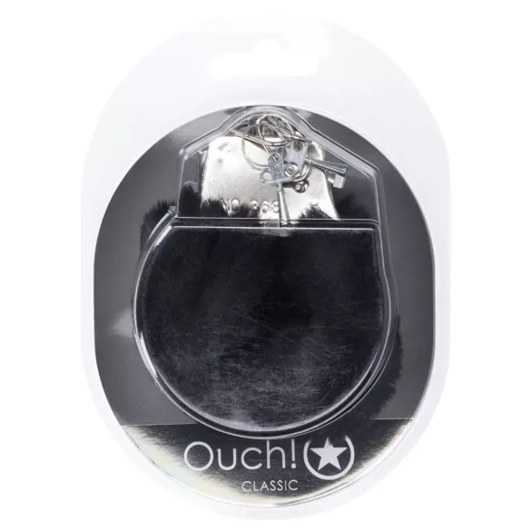 Ouch! - antrankiai su pliušiniu užvalkalu - juodi