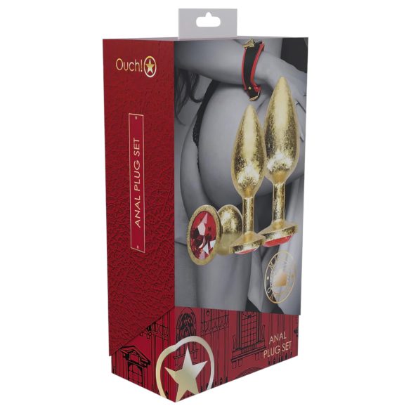Ouch! - analinių kaiščių rinkinys - auksinės spalvos