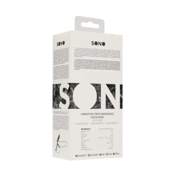 No.88 - vibruojantis penio žiedas - juodas