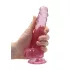 RealRock - realistiškas permatomas dildo - rožinis - 17 cm