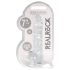 REALROCK - skaidrus tikroviškas dildo - skaidrus (17 cm)