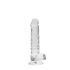 REALROCK - skaidrus tikroviškas dildo - skaidrus (17 cm)