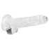 REALROCK - skaidrus tikroviškas dildo - skaidrus (17 cm)