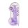 RealRock - permatomas realistiškas dildo - violetinis - 22 cm