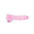 RealRock - permatomas realistiškas dildo - rožinis - 22 cm