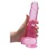 RealRock - permatomas realistiškas dildo - rožinis - 22 cm