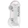RealRock - permatomas tikroviškas dildo (permatomas, 22 cm)