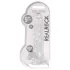 RealRock - permatomas tikroviškas dildo (permatomas, 22 cm)