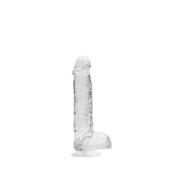 RealRock - permatomas realistiškas dildo - permatomas 15cm