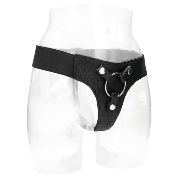 RealRock - elastingi apatiniai prisegamiems diržams - juodi