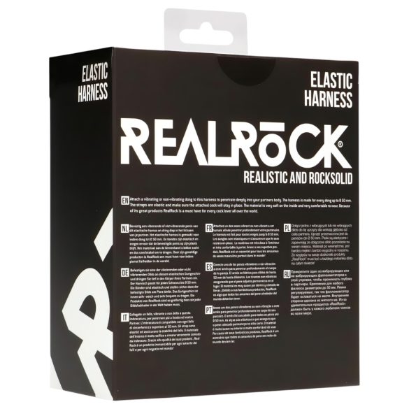 RealRock - elastingi apatiniai prisegamiems diržams - juodi