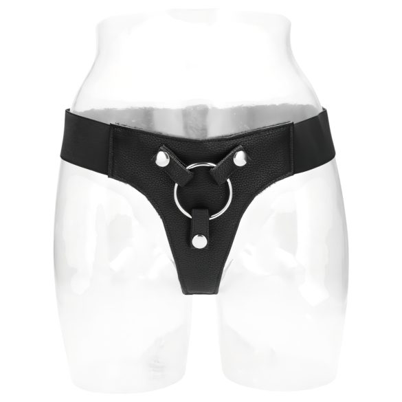 RealRock - elastingi apatiniai prisegamiems diržams - juodi