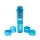 Easytoys Pocket Rocket - vibratorius rinkinys - mėlynas - 5 dalių
