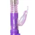 Easytoys Butterfly - vibratorius su sukimusi ir įstumimu - violetinis