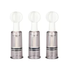 Easytoys - krūtų ir klitorio pompos rinkinys (3 vnt.)