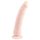 Easytoys - 100% silikono dildo su siurbtuku (21 cm) - natūrali spalva
