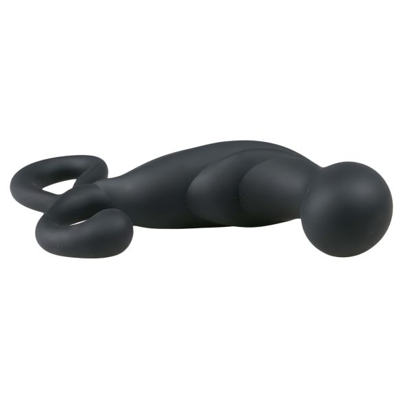 EasyToys - prostatos masažuoklis - juodas silikoninis dildo