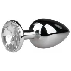 EasyToys - metalinis analinis kaištis (sidabrinis-baltas)