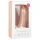 Easytoys - dildo su sėklidėmis ir siurbtuku 20 cm - kūno spalvos