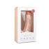 Easytoys - siurbtukas, kiaušinių formos dildo (20 cm) - natūrali spalva