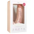 Easytoys - dildo su sėklidėmis ir siurbtuku 20 cm - kūno spalvos