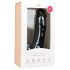 Easytoys - juodos spalvos dildo su siurbtuku ir sėklidėmis (20 cm)