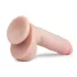 Easytoys - dildo su sėklidėmis ir siurbtuku - 22,5 cm - kūno spalvos