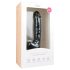 Easytoys - dildo su sėklidėmis ir siurbtuku - juodas 22,5 cm
