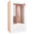 Easytoys - didelis dildo su sėklidėmis ir siurbtuku - kūno spalvos 29,5 cm
