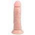 Easytoys - realistiškas dildo su siurbtuku - 15,5 cm - kūno spalvos