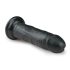Easytoys - tikroviškas dildo su siurbtuku (15,5 cm) - juodas