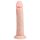 Easytoys - tikroviškas dildo su siurbtuku (20,5 cm) - natūrali spalva