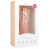 Easytoys - tikroviškas dildo su siurbtuku (20,5 cm) - natūrali spalva