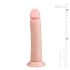 Easytoys - tikroviškas dildo su siurbtuku (20,5 cm) - natūrali spalva