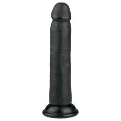 Easytoys - realistiškas dildo su siurbtuku - juodas 20,5 cm