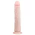 Easytoys - didelis dildo su siurbtuku - 28,5 cm - kūno spalvos