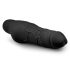 Easytoys Power Vibe - vibruojantis silikoninis dildo - juodas