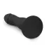 Easytoys - dildo su galvute ir siurbtuku - juodas