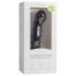 Easytoys šonkauliuotas - su siurbtuku analinis dildo (14 cm) - juodas