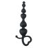 EasyToys - perlų analinis dildo (juodas)
