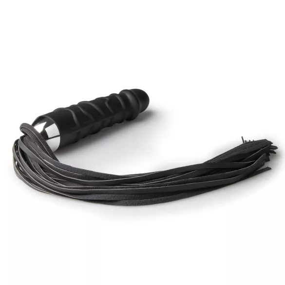 Easytoys - botagėlis su silikoniniu dildo - juodas