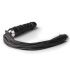 Easytoys Flogger - plakatas ir silikoninis dildo viename (juodas)