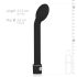 Easytoys Slim - G taško vibratorius (juodas)