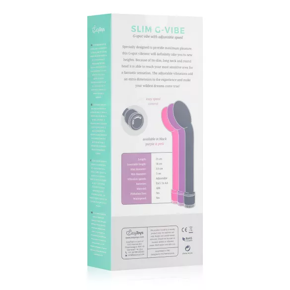 Easytoys Slim - G taško vibratorius - violetinis