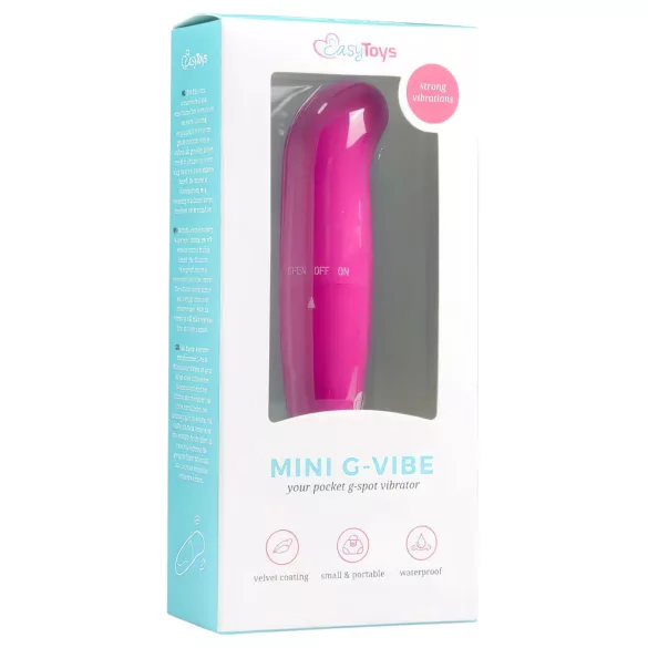 EasyToys - G taško vibratorius - mini, rožinis