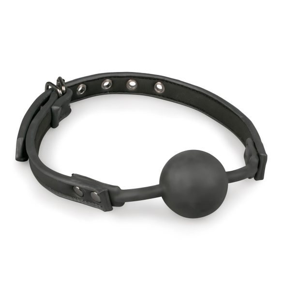 Easytoys - silikoninis burnos kamštis (juodas)