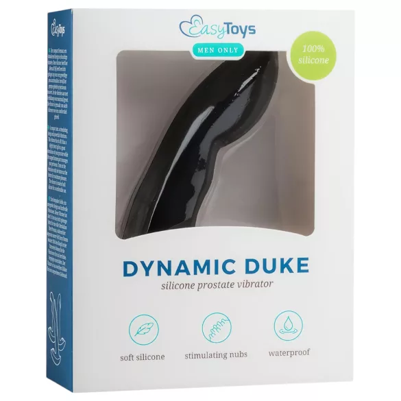 Easytoys Dynamic Duke - prostatos vibratorius (juodas)
